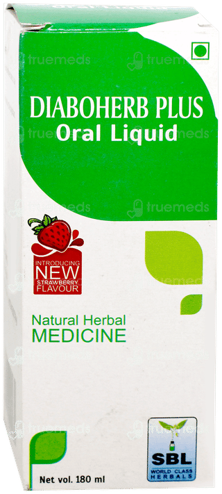 Sbl Diaboherb Plus New Strawberry Flavour Liquid 180Ml